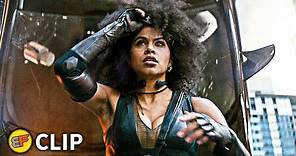 Domino Steals The Convoy Scene | Deadpool 2 (2018) Movie Clip HD 4K
