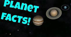 The Planets! Facts About Our Solar System for Kids