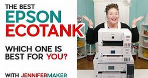 Best Epson EcoTank Printer for Inkjet and Sublimation Crafting!