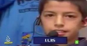 Así era Luis Suárez con 7 años