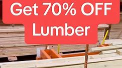 How to get 70% Off Lumber at Home Depot and Lowe’s 🔥 Ready for a DIY adventure? Score a whopping 70% OFF lumber at Home Depot and Lowe’s! 🛠️ Whether you’re building a deck, crafting furniture, or tackling a home renovation project, this deal is too good to miss! Hurry, grab your tools and stock up on savings now! #DIY #HomeImprovement #SavingsGalore #savemoney #lumber 🏡💰 | 7savings