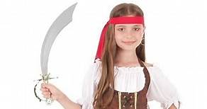 Disfraz de chica pirata infantil.