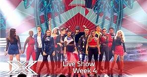 The Contestants open the show with DNCE | Results Show | The X Factor 2016