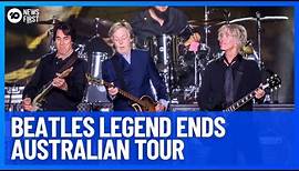 Beatles Legend Sir Paul McCartney Ends Australian Tour | 10 News First