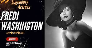 Fredi Washington | 1934 Imitation Of Life Movie Star | Dancer Writer Radio Star