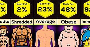 Comparison: You at Different Body Fat Levels