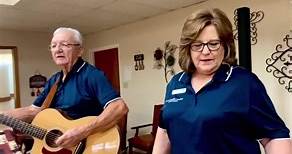 Holmes Coffey Murray Funeral Home sends us out as Ambassadors to spread God’s love to our community! We are blessed to be at Colbert, OK’s Southern Pointe Nursing Home here. #holmescoffeymurray #singingforjesus #servingourcommunity | Dennis and DeeDee Pena Ministries