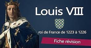 Fiche révision : Louis VIII - roi de france