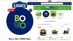 Here's All Lowes Buy One Get One Free Bogo Tool Deals Christmas Gift Ideas