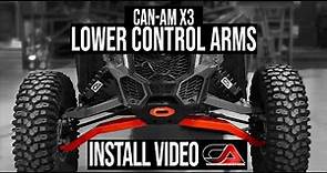 CA TECH USA - Can-Am X3 Boxed Lower Control Arms - How To Installation Video