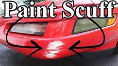 How to Remove Paint Scuffs On Your Car (Paint Transfer)