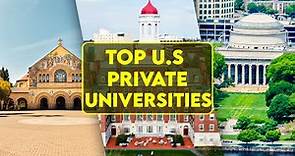 Top 25 Best Private Universities in USA