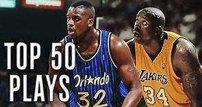 Shaquille O'Neal TOP 50 CAREER PLAYS
