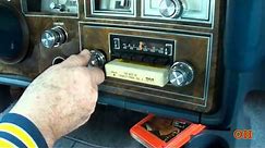 Rare Lincoln Continental 1978 With 8 Track Player HD