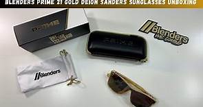 Blenders Prime 21 Gold Deion Sanders Sunglasses Unboxing