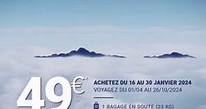 AIR CORSICA - #ByAirCorsica Du 16 au 30 janvier 2024,...
