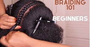 Learn Exactly How to Braid Your 4C Hair Girl | REAL TIME tutorial