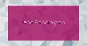 Jane Pennington - appearance