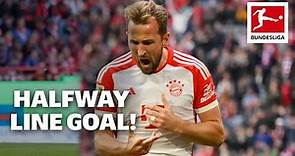 Harry Kane scores goal from his own Half!