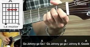 Johnny b Goode - Simplificada | Como tocar acordes | GUITARPEDIA