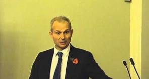Europe minister David Lidington at Mile End Institute's “Britain and Europe" conference