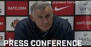 "We have to keep going" | Mowbray Previews Norwich City | Press Conference
