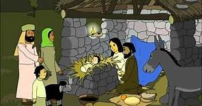 La historia de Jesús animada: El nacimiento de Jesús - incluye abundante material interactivo