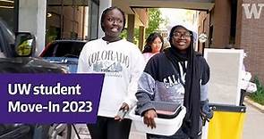 University of Washington student 'move-in' 2023
