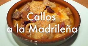 Callos a la madrileña - Recetas de cocina españolas ✅