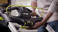RYOBI 40V HP Brushless 21 in. Battery Walk Behind Dual Blade Push Lawn Mower with 7.5 Ah Battery and Rapid Charger RY401200