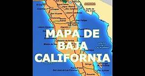 MAPA DE BAJA CALIFORNIA