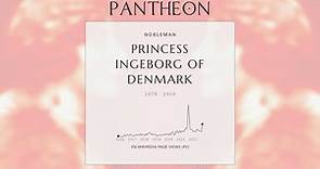 Princess Ingeborg of Denmark Biography - Duchess of Västergötland