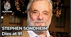 ‘Incomparable’ Broadway composer Stephen Sondheim dies at 91