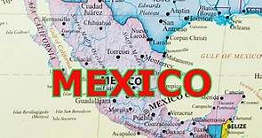 mapa de México [ Los Estados Unidos De Mexico ]