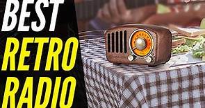 Best 5 Retro Radio of 2021 - For The Vintage Aesthetics! | AM FM Portable Radios