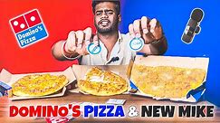 Domino’s pizza 🍕|| MUKBANG 🤤🤤|| New Mike 🎤😄 #food #mukbang #pizza #marathi