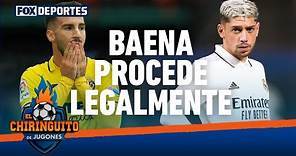 Álex Baena ha decidido ir legalmente contra Fede Valverde: El Chiringuito