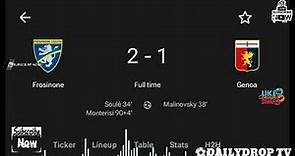 Ilario Monterisi Goal 90+4, Frosinone vs Genoa match Continue EPL 2023-24
