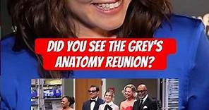 Chyler Leigh reacts to the Grey’s Anatomy Reunion at the 75th Annual Emmys #greysanatomy
