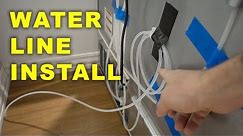 How To Install A Water Line To Your Refrigerator
