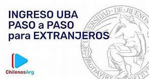 UBA Inscripción PASO A PASO para extranjeros Sin DNI - CBC y UBAXXI - Universidad de Buenos Aires