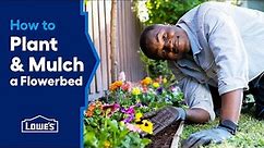 How to Plant and Mulch a Flowerbed | Lowe's How-to