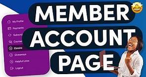 How to Add Pages To Your Members' Account Page (MemberPress Account Nav Tabs Add-on Tutorial)
