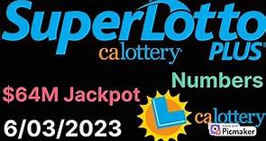 California SuperLotto Plus Winning Numbers 3 June 2023. CA Super Lotto Plus Drawing Result Saturday