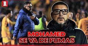 Antonio Mohamed SE VA de PUMAS | El 'Turco' RENUNCIÓ