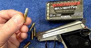 Winchester Silvertip .22 LR Segmenting Hollow Point Ammo Review - First Impression = Very Impressed!