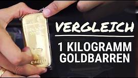 Goldbarren im Vergleich - 1 kg Heraeus, Degussa & Umicore [GOLD]