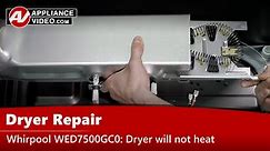 Whirlpool WED7500GC0 Dryer – Dryer will not heat – Heating Element