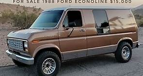 EXTREMELY RARE 1988 Ford Econoline E150 factory manual 5 speed, short wheelbase, 300 4.9l FOR SALE