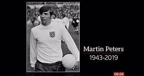 Martin Peters passes away (1943 - 2019) (UK) - Sky & BBC News - 22nd December 2019